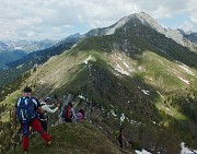 79 Vista sulla cresta di salita al Monte Secco